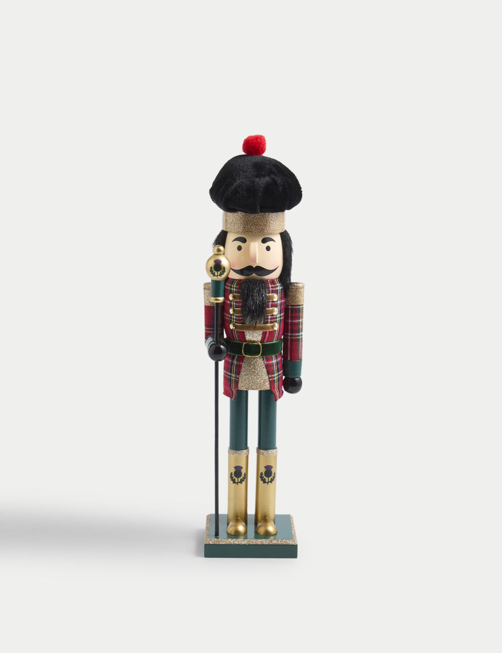 Tartan Nutcracker Room Decoration