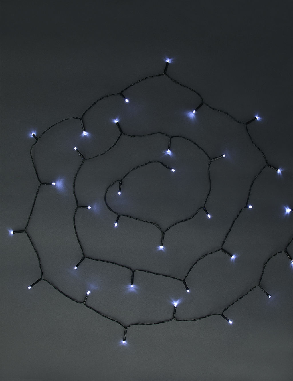 100 Bright White LED Battery Lights