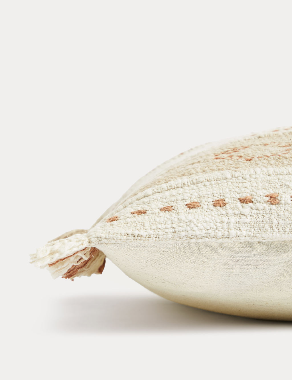 Jaipur Bassi Woven Extra Large Bolster Cushion M&S X Fired Earth M&S