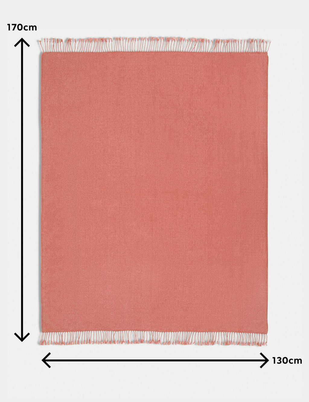 Chenille Plain Throw M&S Collection M&S