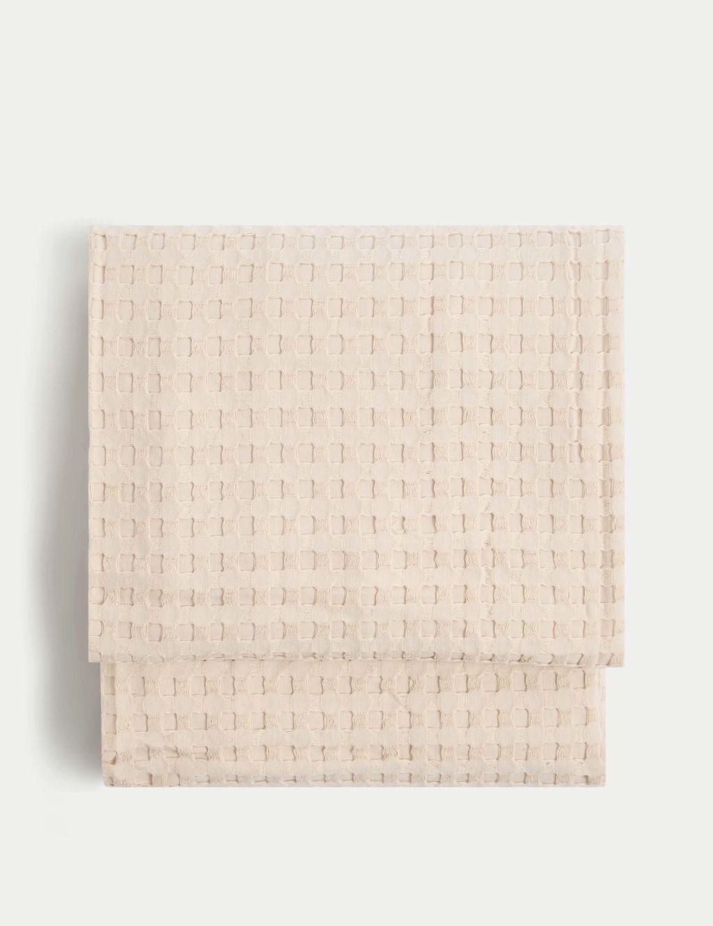 Pure Cotton Large Waffle Throw