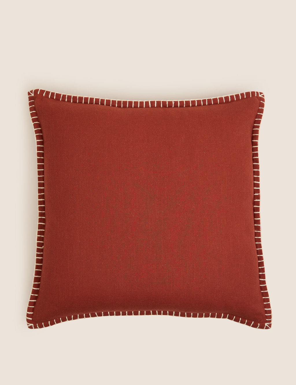 Pure Cotton Blanket Stitched Cushion