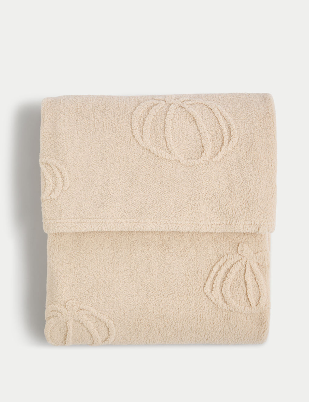 Fleece Pumpkin Throw