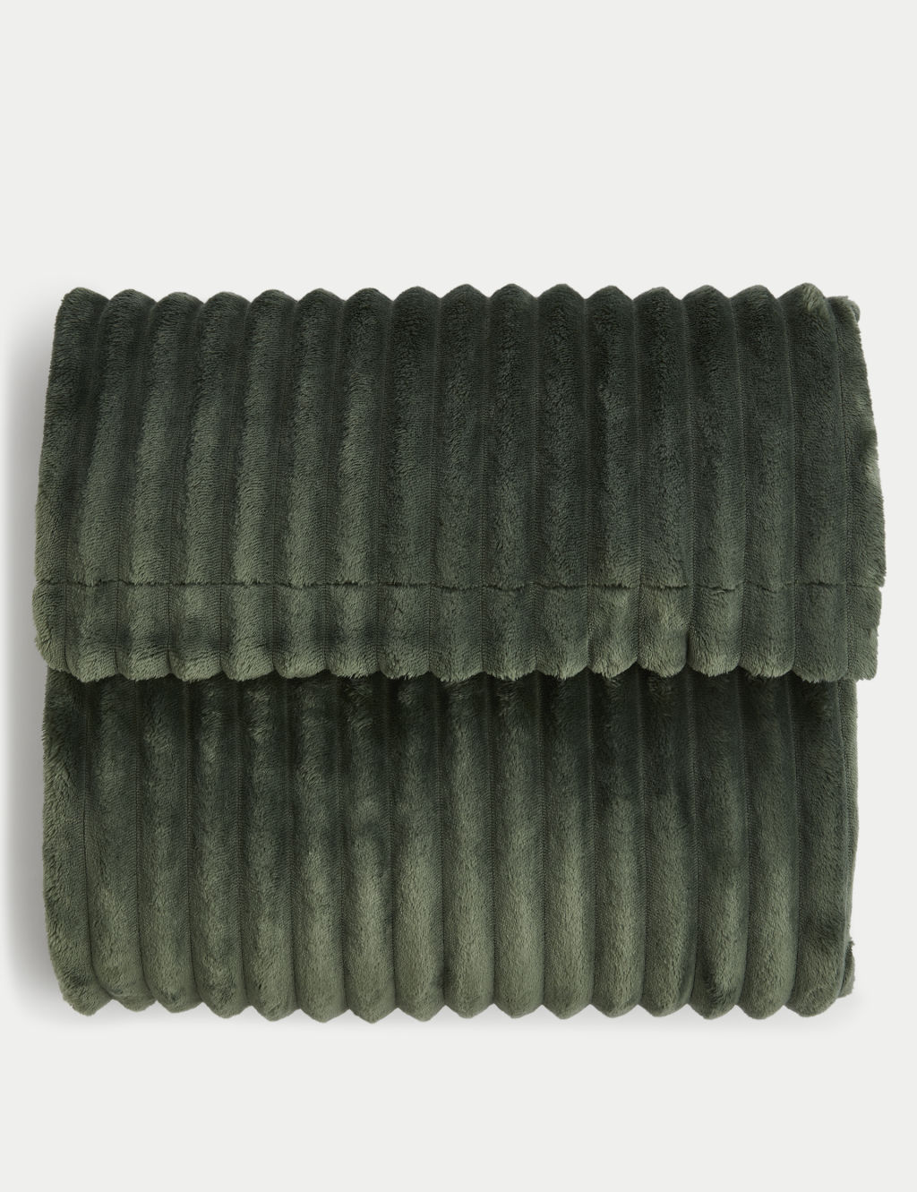 Fleece Ribbed Throw