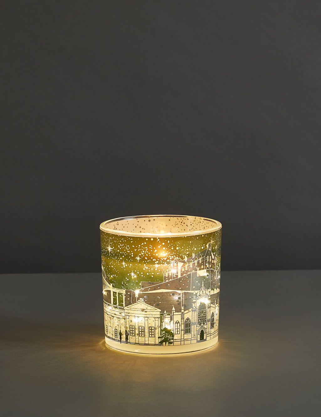 Edinburgh Light Up Scented Candle Marks & Sparkle™ M&S