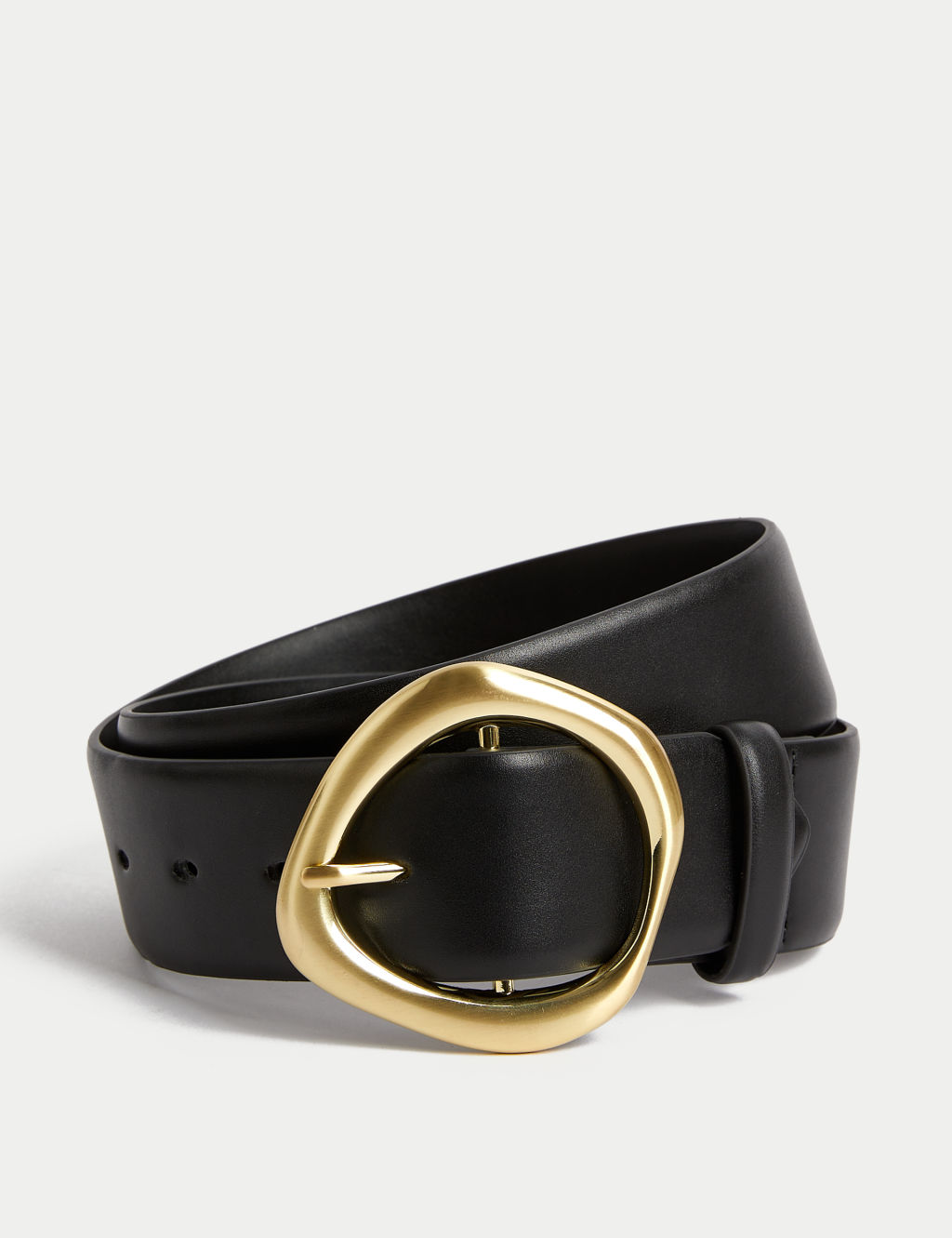 Faux Leather Waist Belt