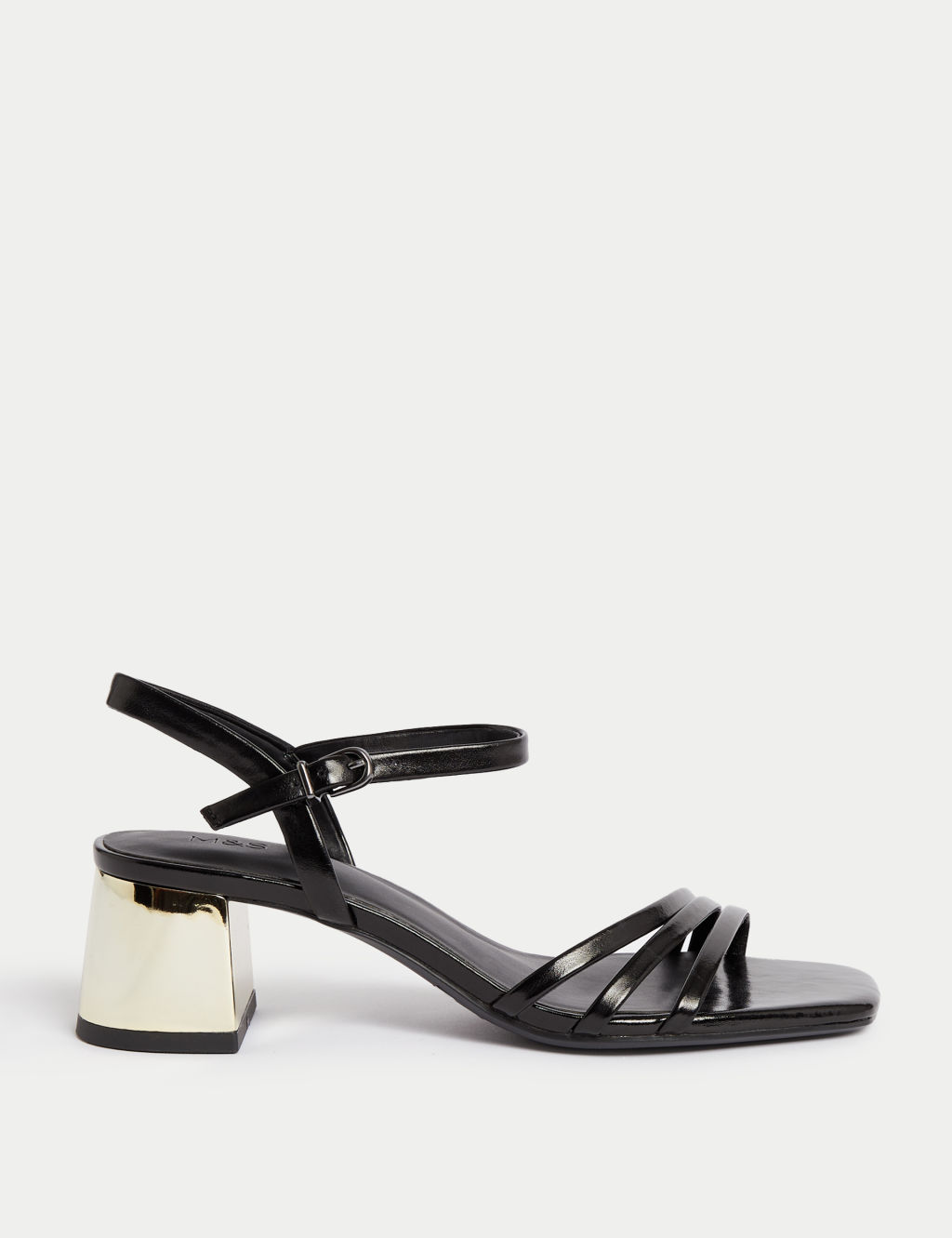 Wide Fit Strappy Block Heel Sandals