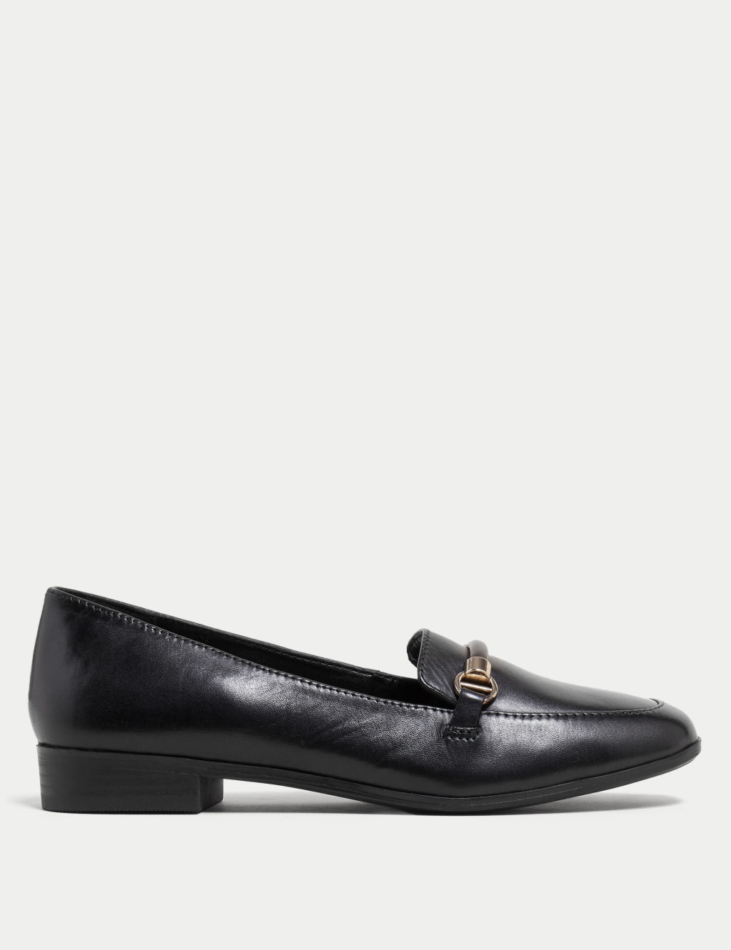 Leather Flat Loafers 4 of 5