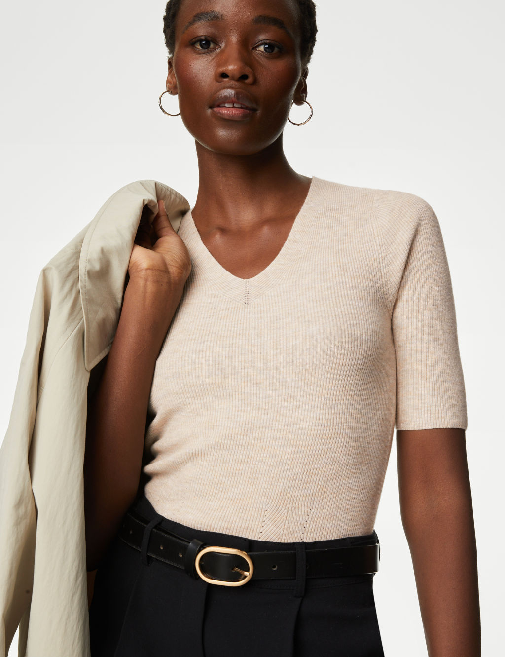 Soft Touch V-Neck Knitted Top 4 of 6