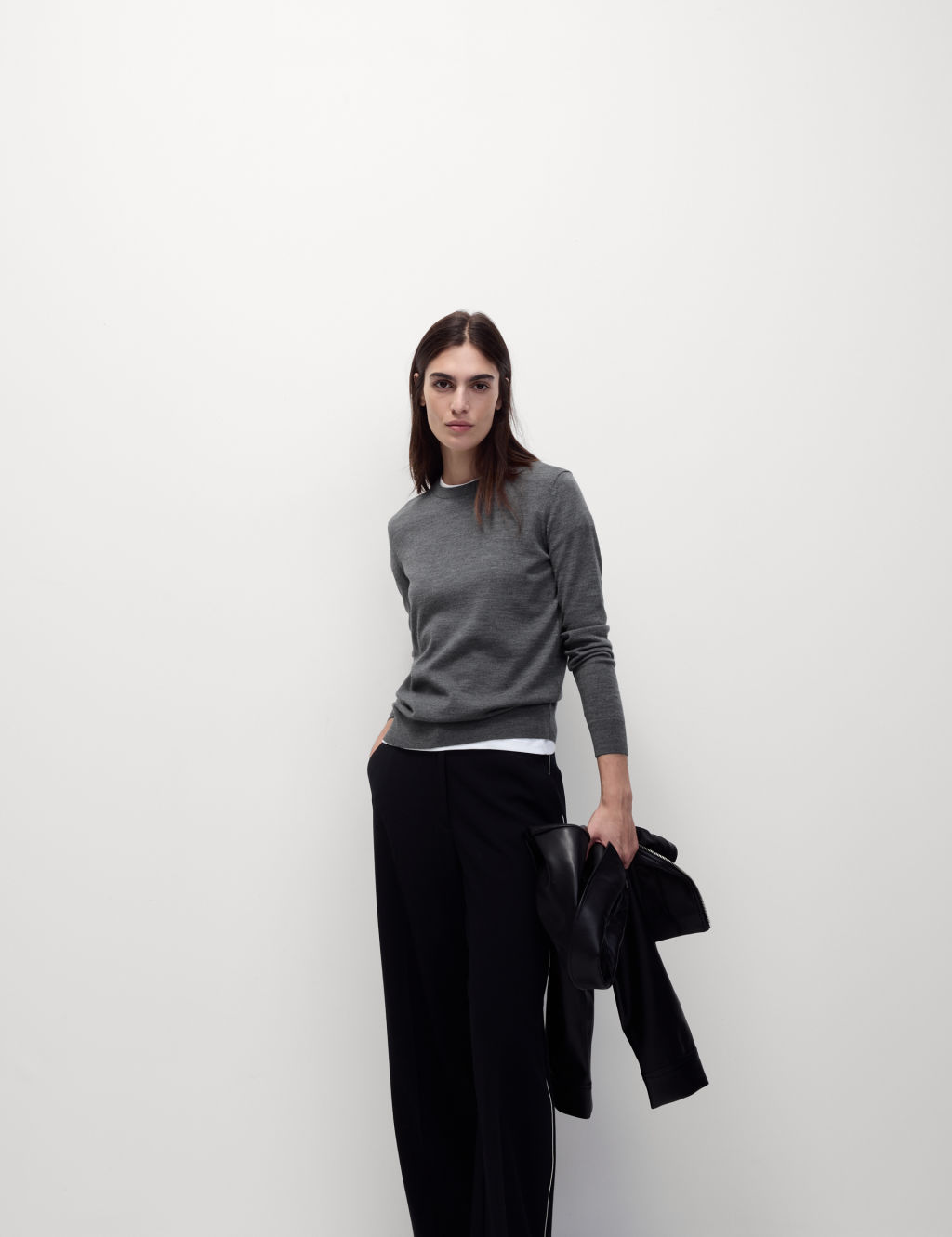 Pure Merino Wool Crew Neck Jumper