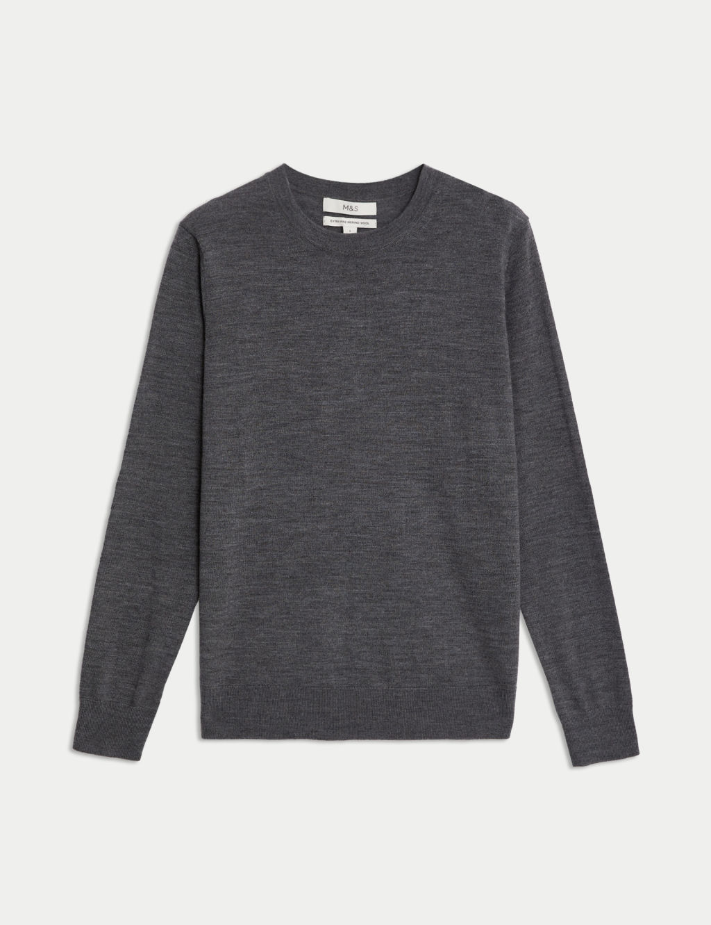 Pure Merino Wool Crew Neck Jumper