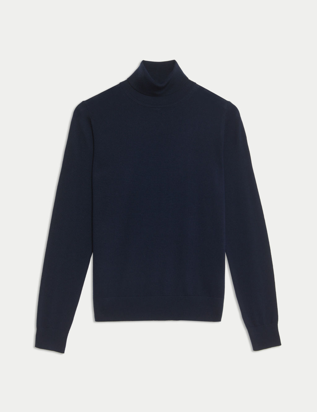 Pure Merino Wool Roll Neck Jumper