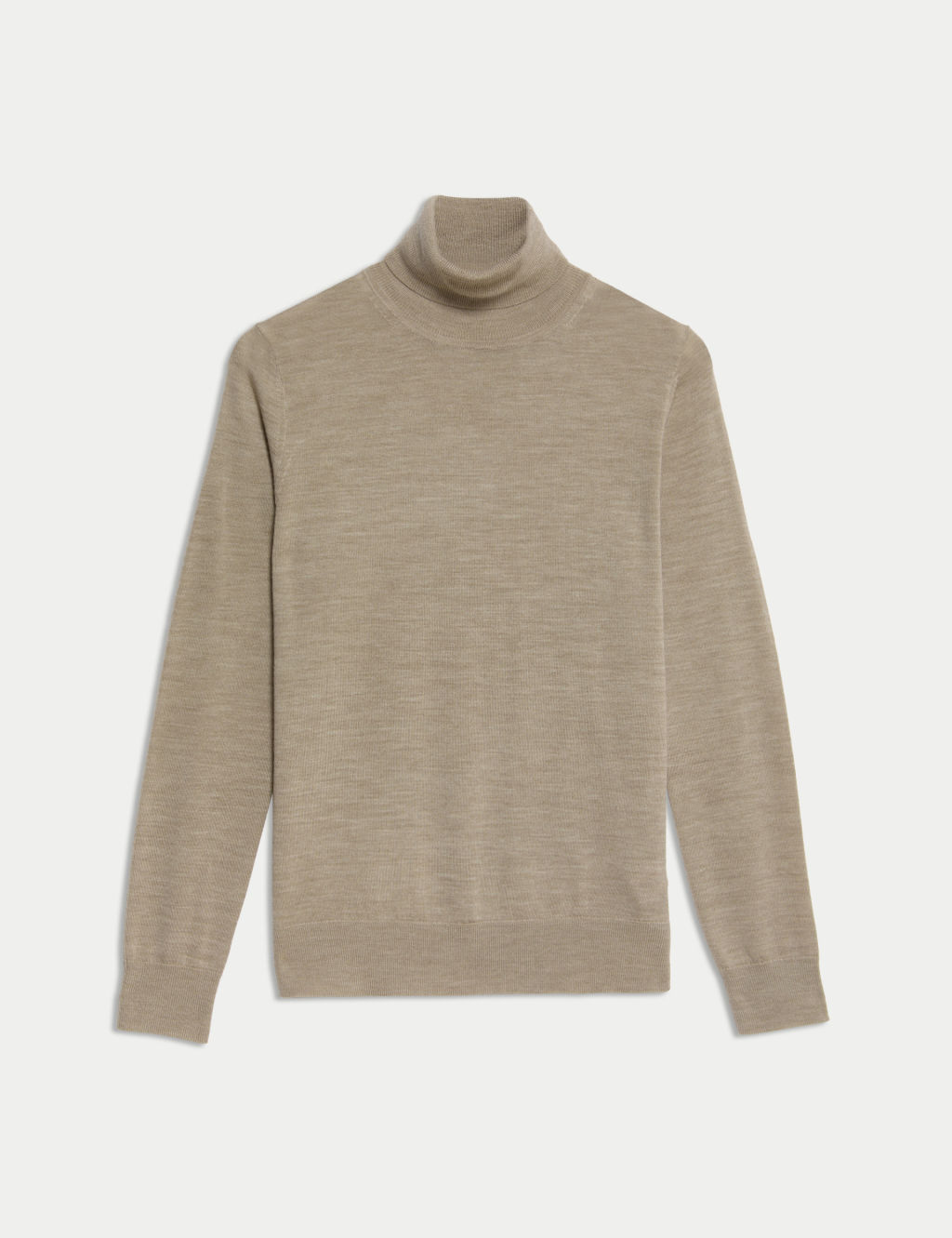 Pure Merino Wool Roll Neck Jumper