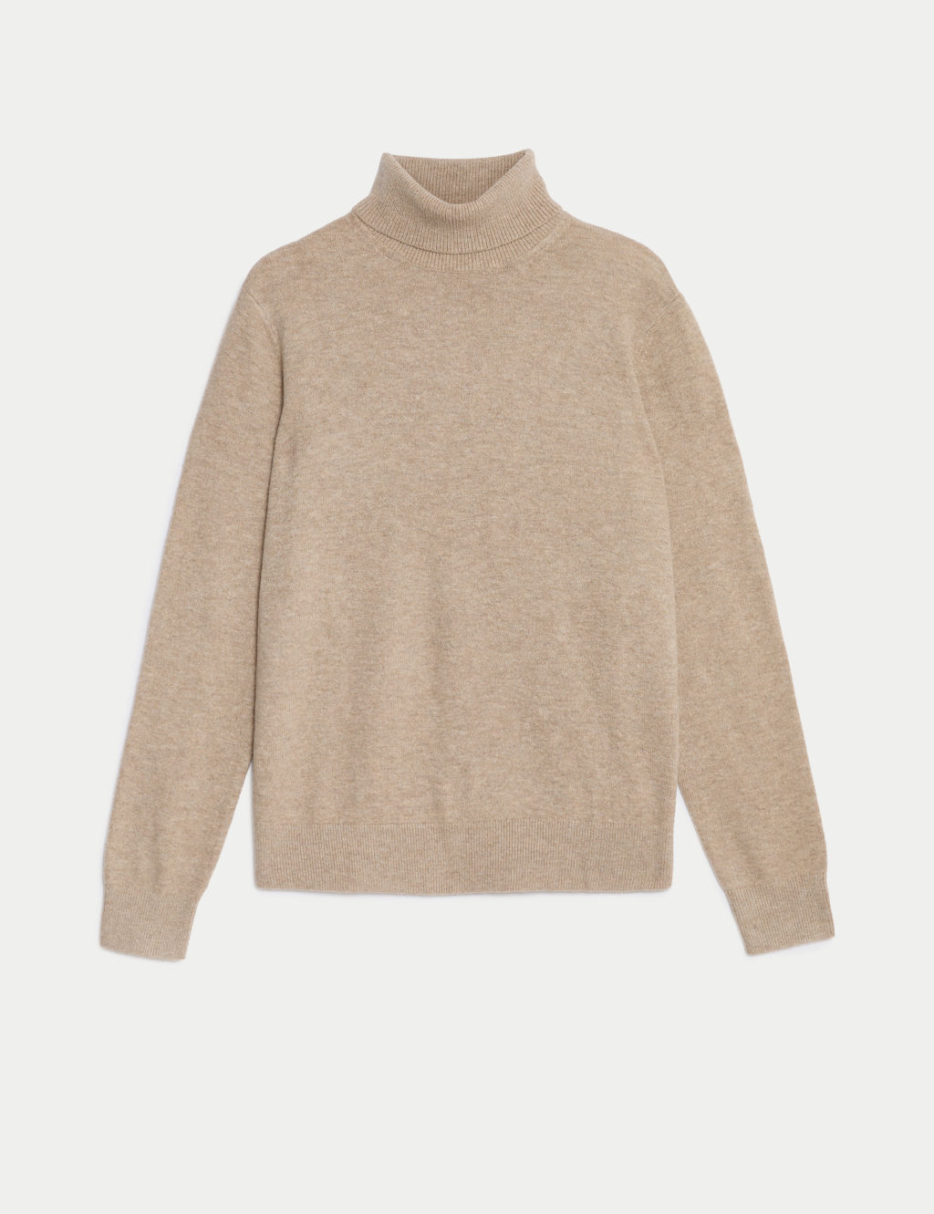 Air-Yarn Roll Neck Jumper