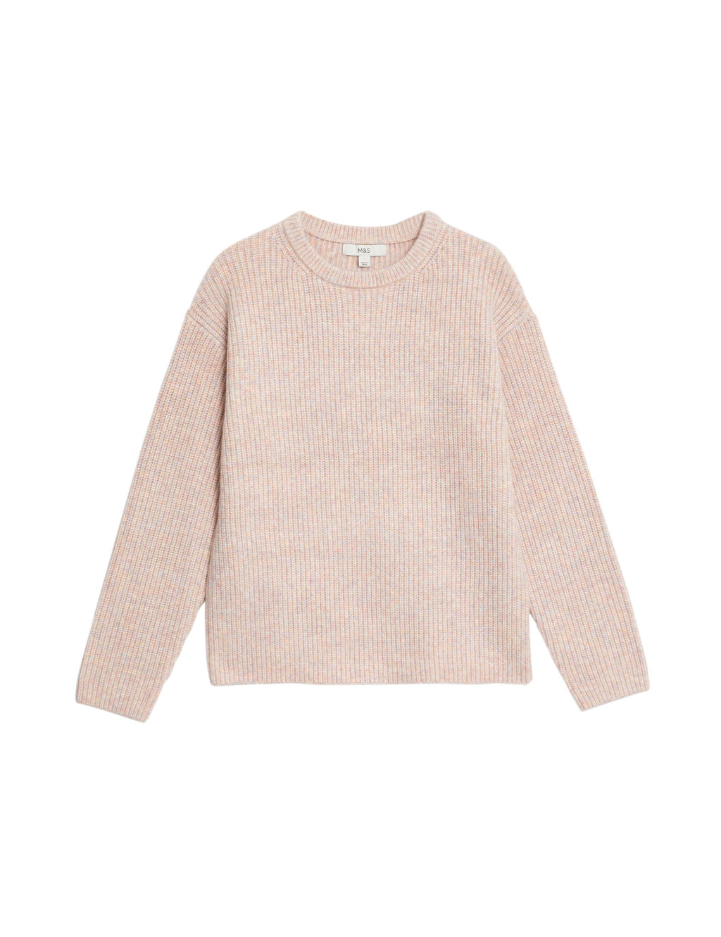 Cloud-Yarn Textured Crew Neck Jumper