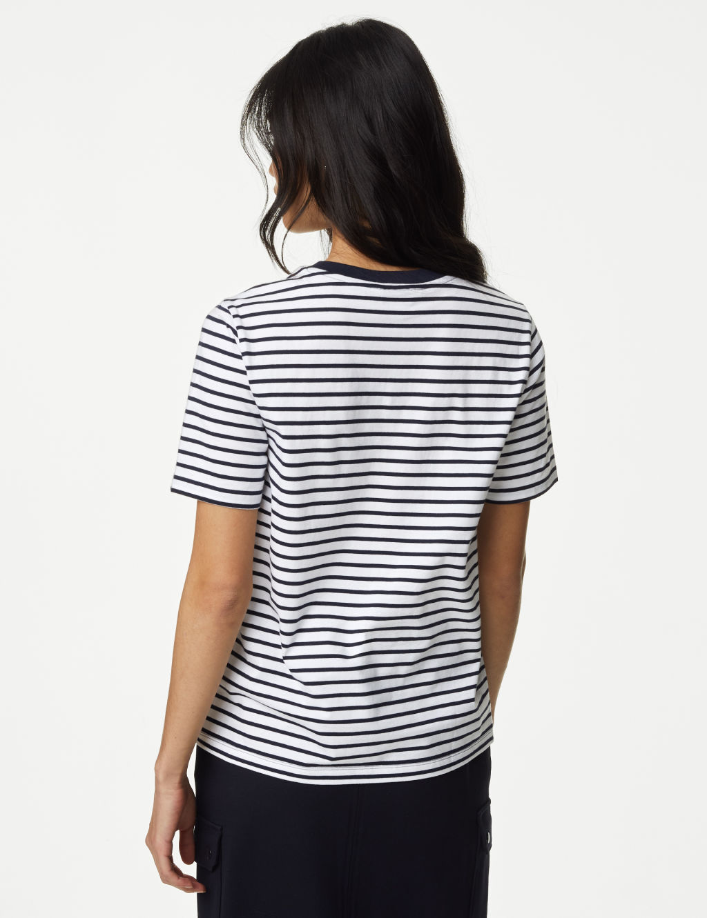 Pure Cotton Striped Everyday Fit T-Shirt 5 of 5