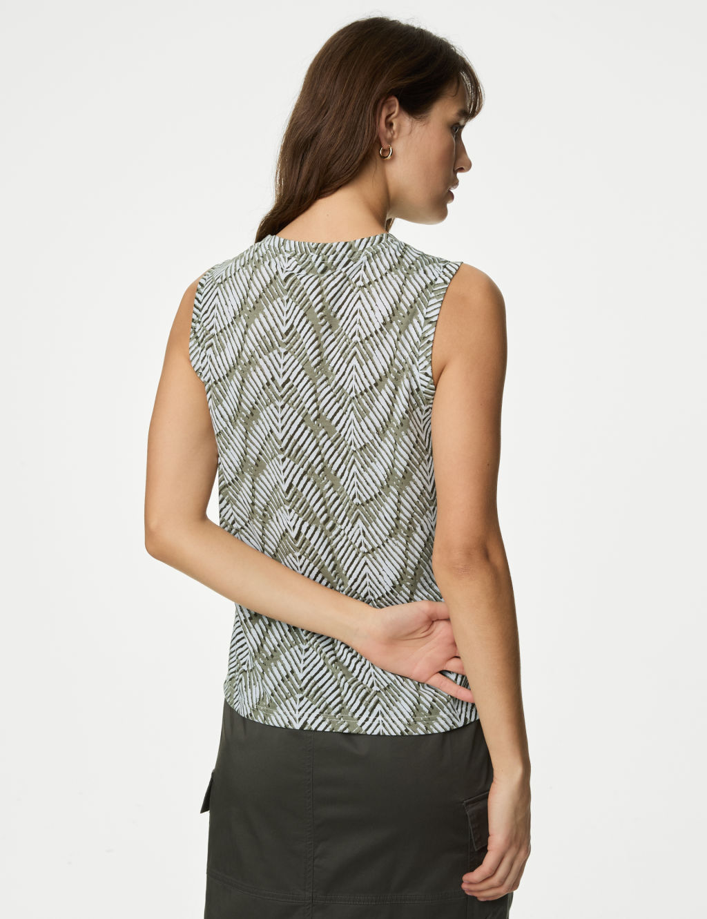 Printed Relaxed Vest 5 of 5