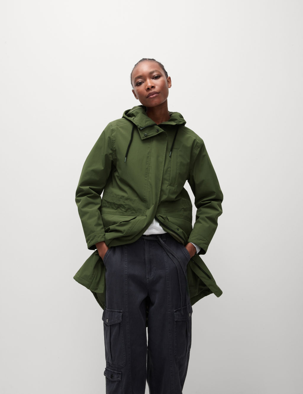 Waterproof Hooded Parka Coat