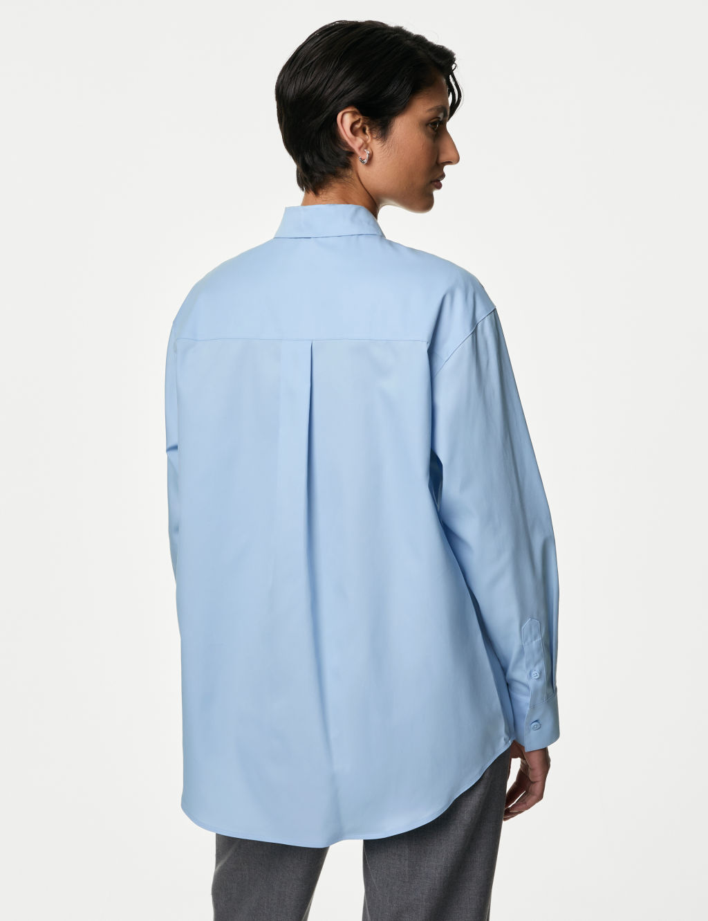 Pure Cotton Collared Relaxed Shirt 5 of 7