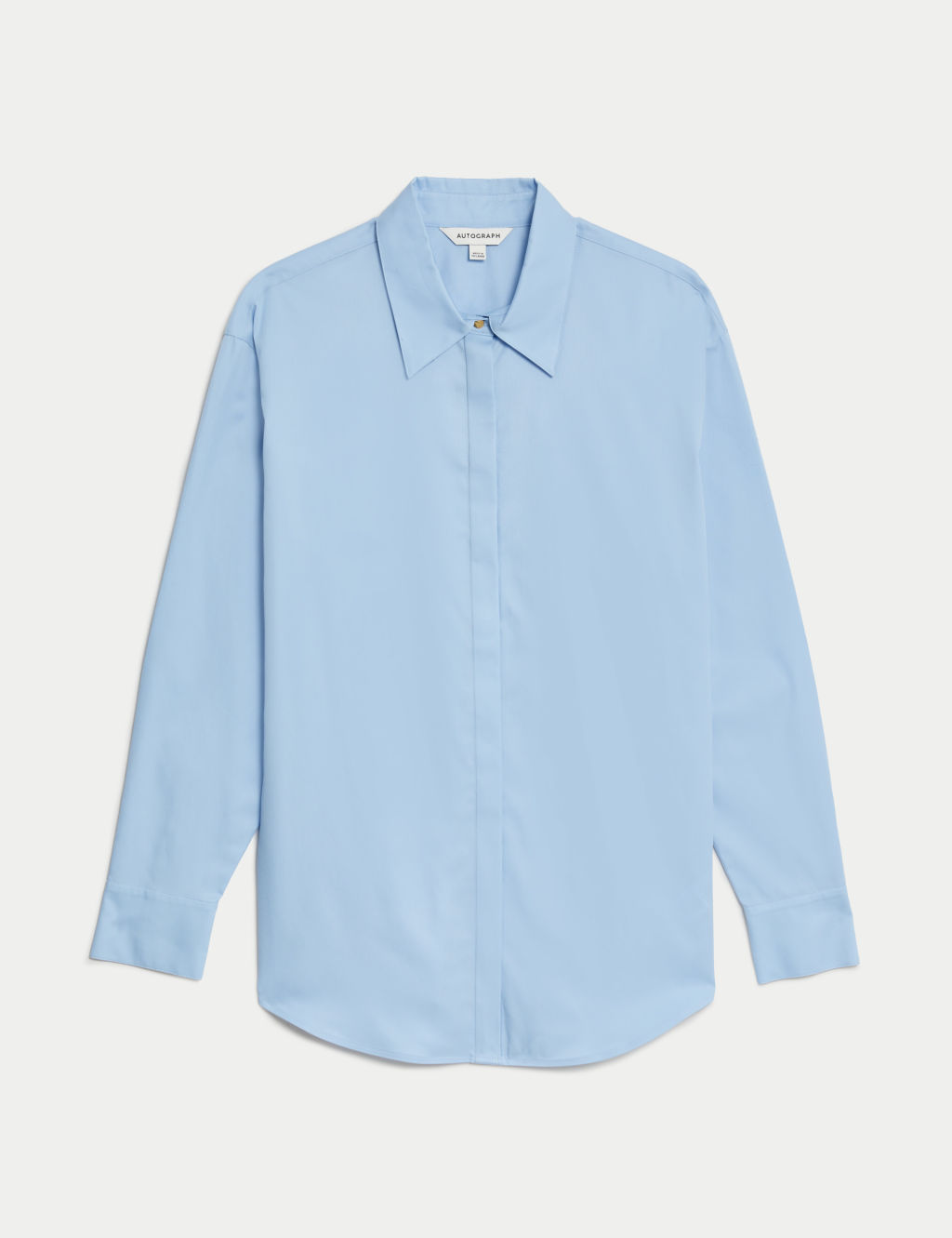 Pure Cotton Collared Relaxed Shirt 1 of 7