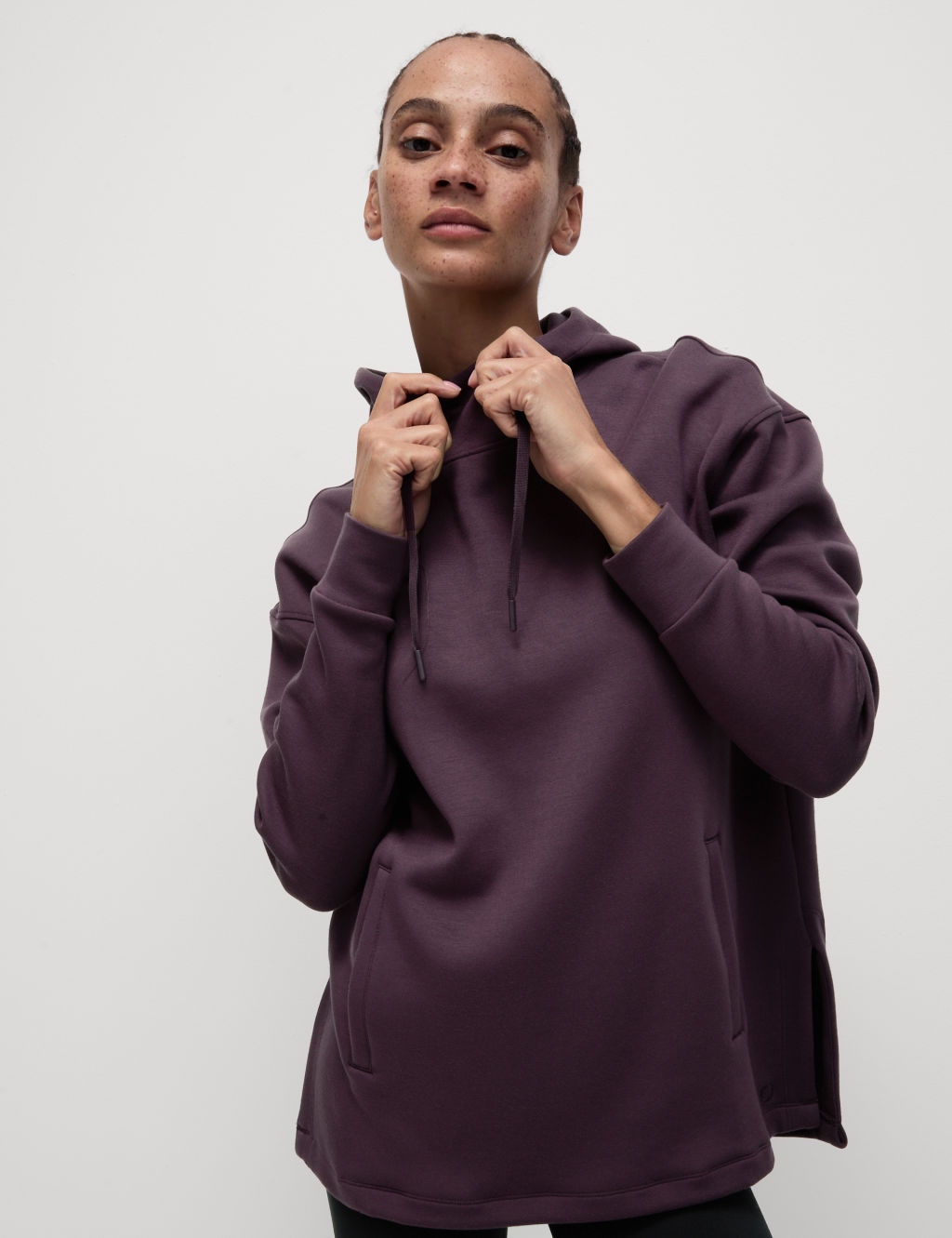 Hooded Relaxed Long Sleeve Yoga Hoodie