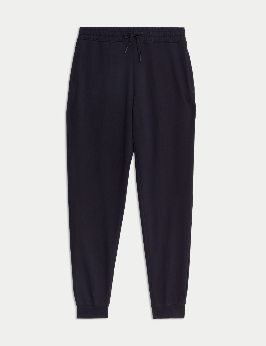 Cotton Rich Cuffed High Waisted Joggers