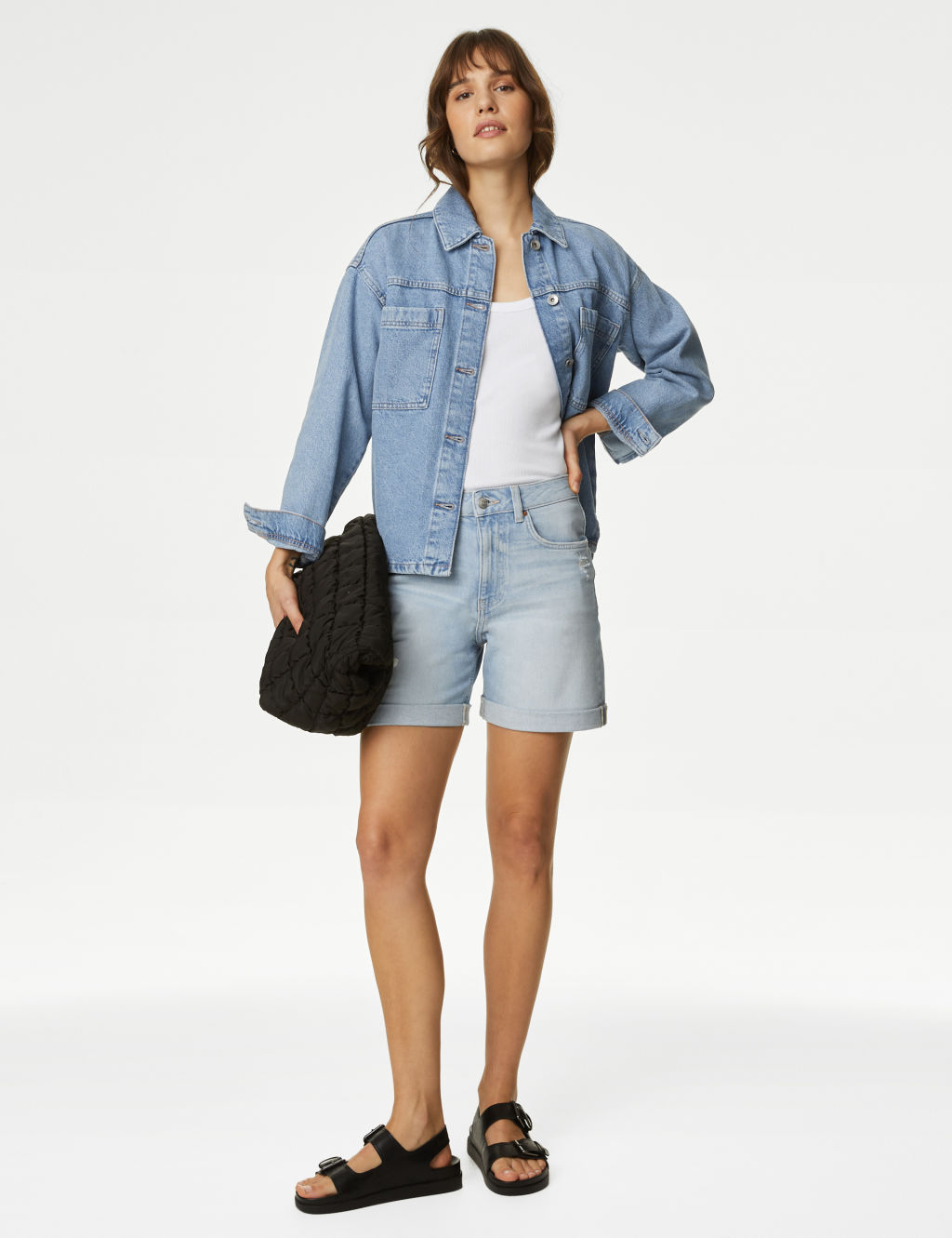 Denim Boyfriend Shorts