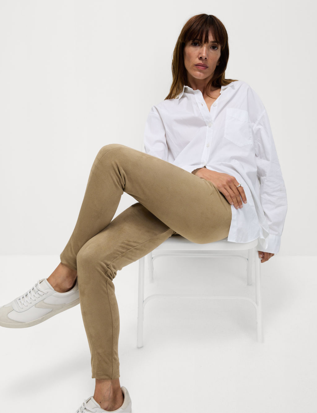 Suedette High Waisted Leggings