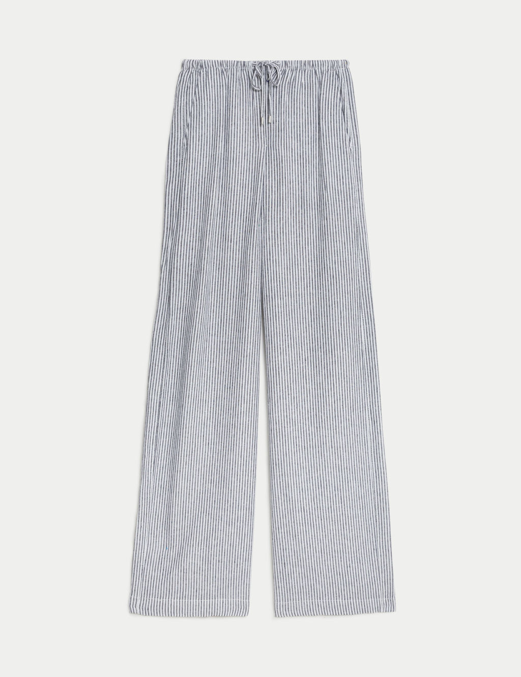 Linen Blend Wide Leg Trousers 1 of 5