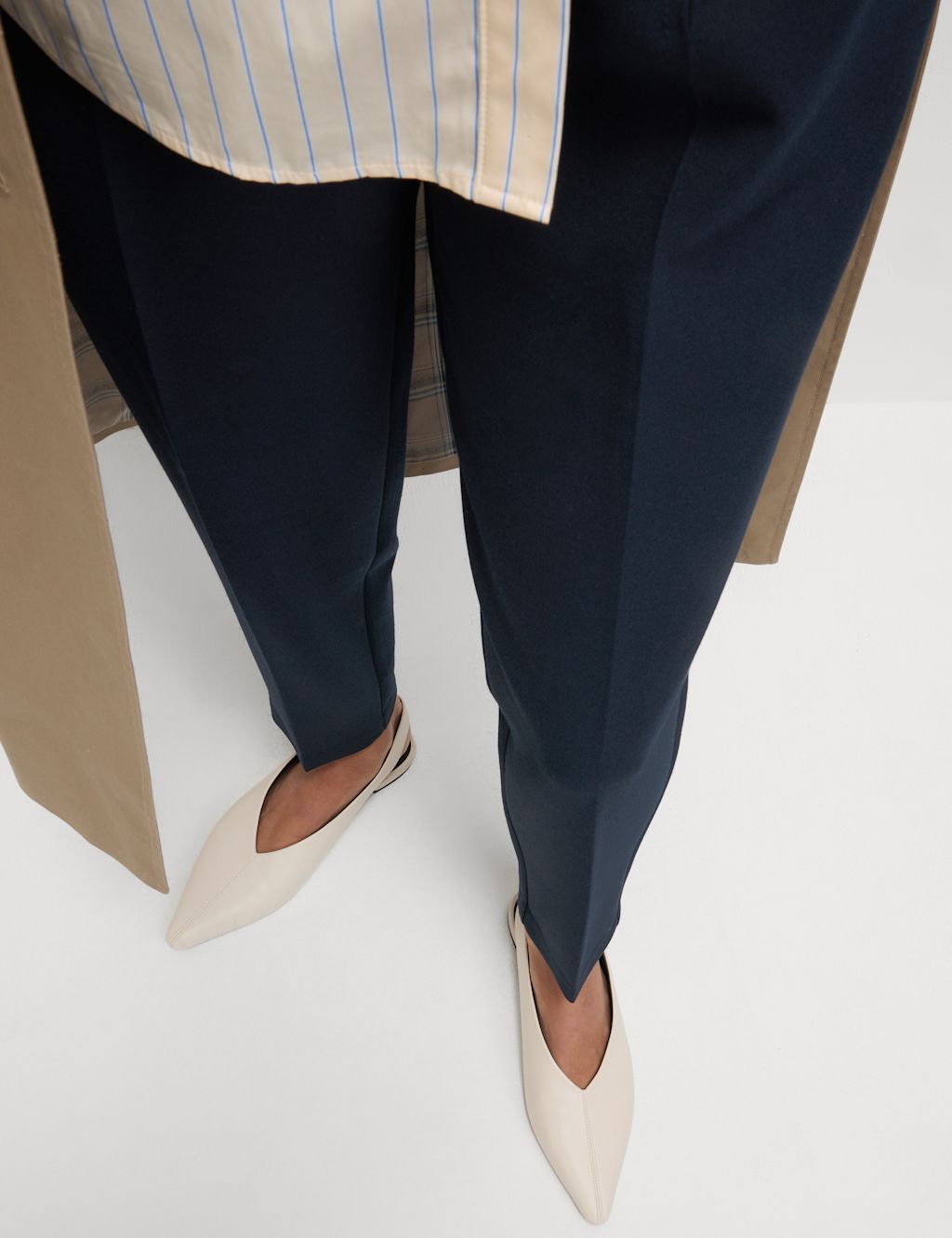 Tapered Ankle Grazer Trousers 3 of 5