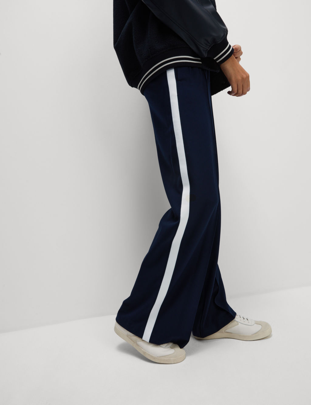 Side Stripe Wide Leg Trousers 3 of 5