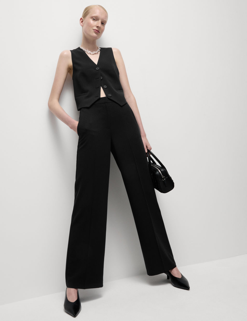 Woven Wide Leg Trousers 5 of 5