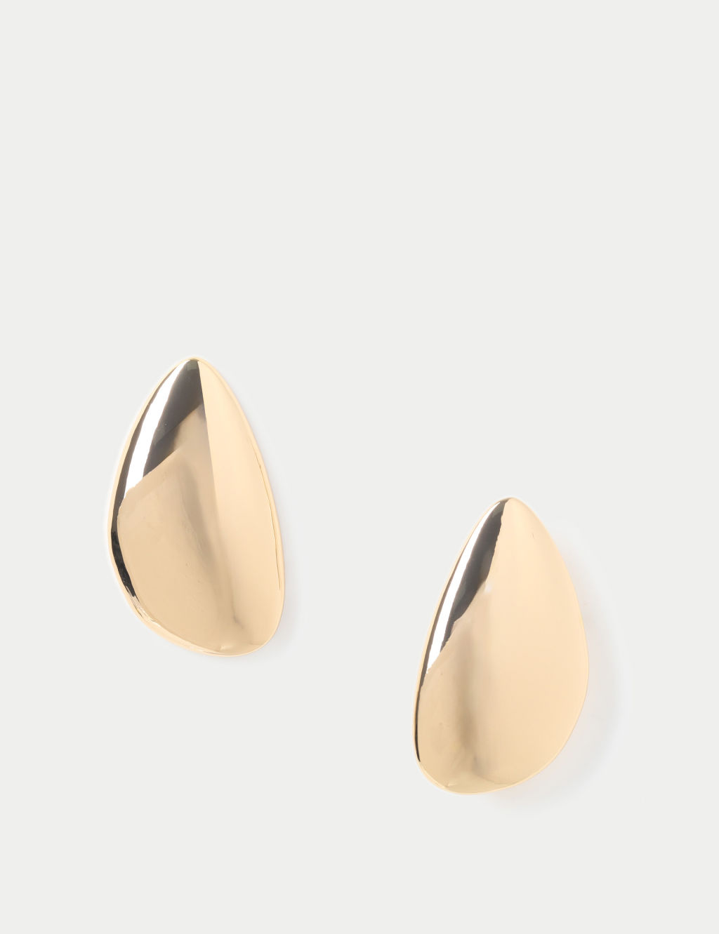 Oval Oversized Drop Earring