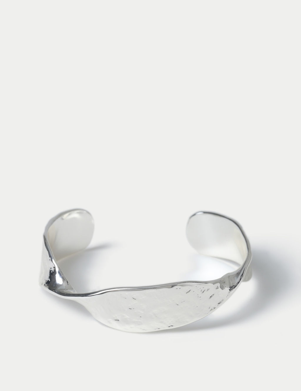 Silver Twisted Bangle
