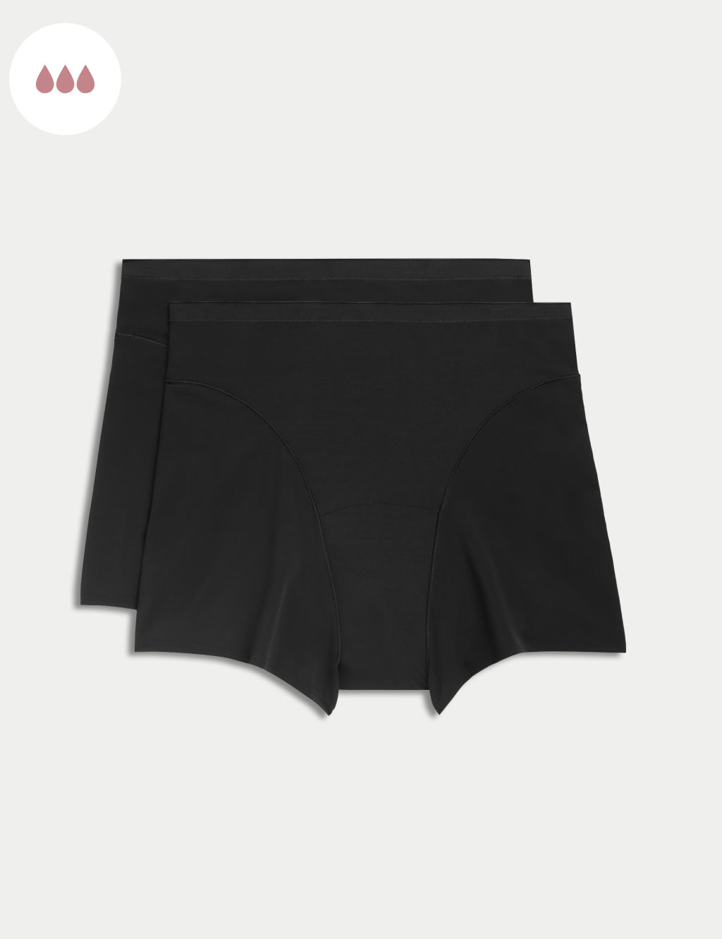 2pk Heavy Absorbency Shaping Period Shorts