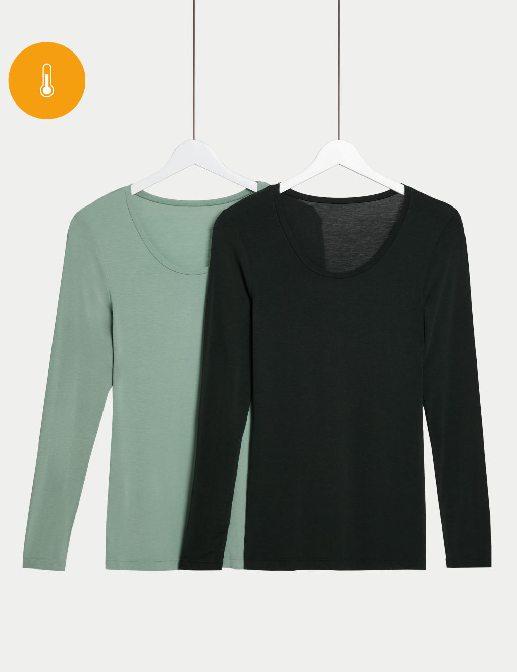 2pk Heatgen™ Thermal Long Sleeve Tops