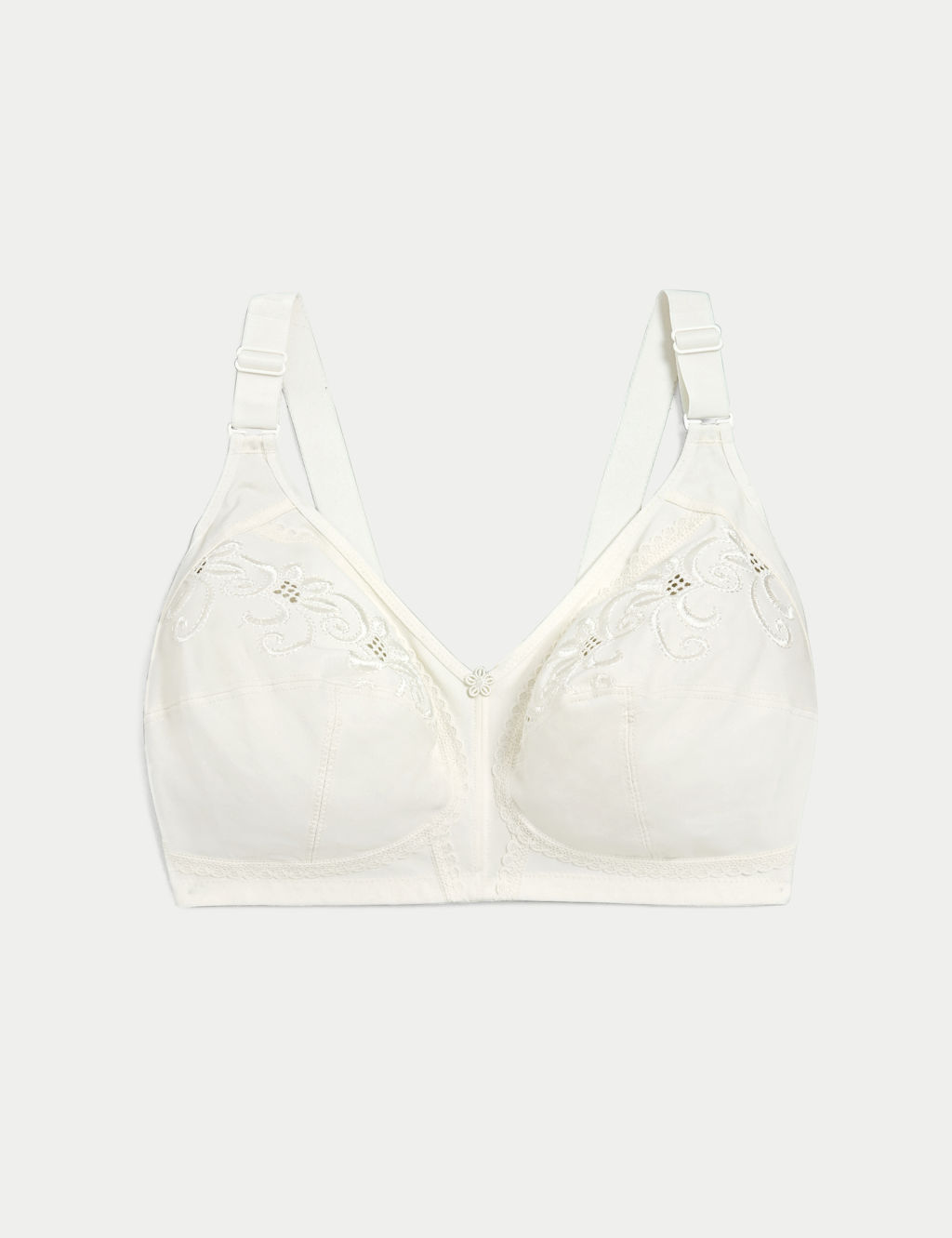 Total Support Embroidered Full Cup Bra B-G