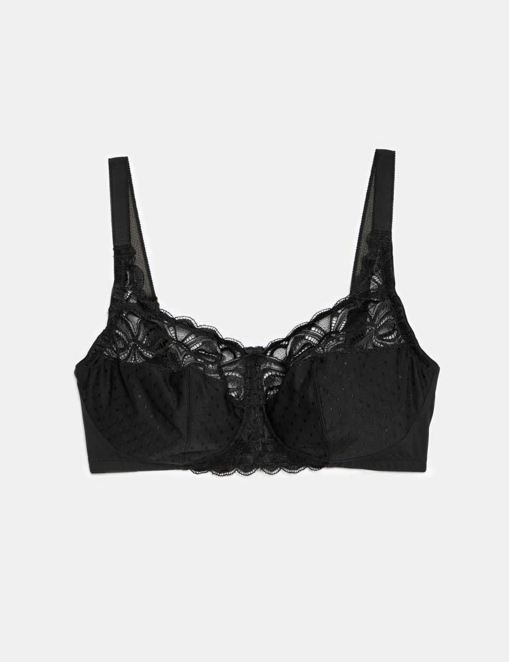 Amelia Lace Non Wired Total Support Bra B-H