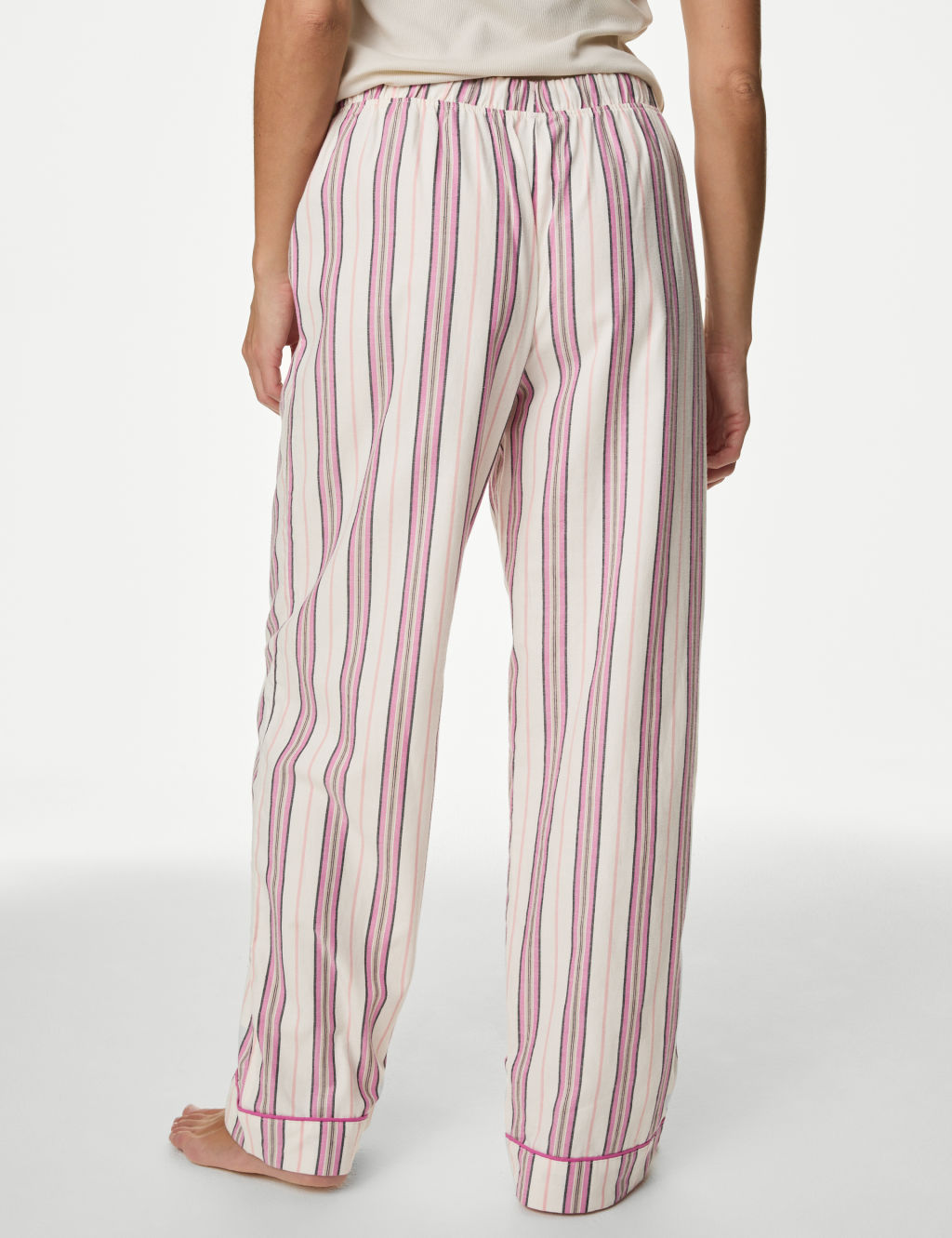 Pure Cotton Striped Pyjama Bottoms 6 of 6