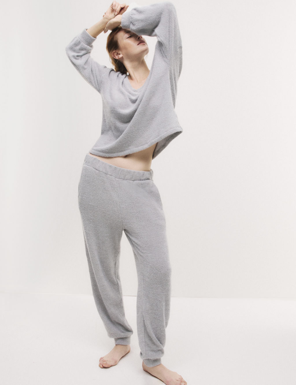 Cuffed Hem Pyjama Bottoms