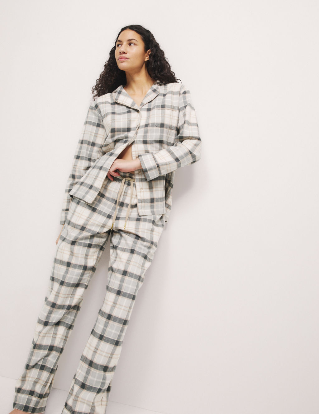 Cotton Rich Checked Pyjama Set