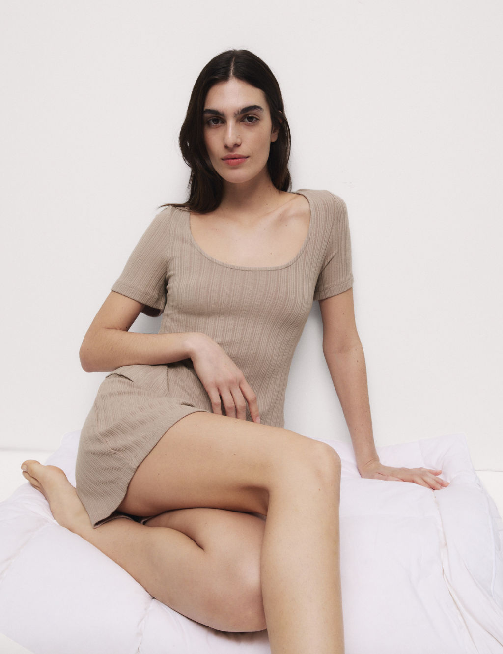Ribbed Shortie Set