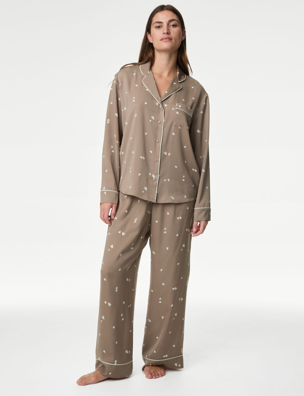 Dream Satin™ Heart Print Pyjama Set 6 of 7