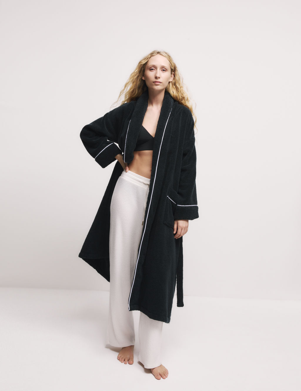 Pure Cotton Towelling Dressing Gown