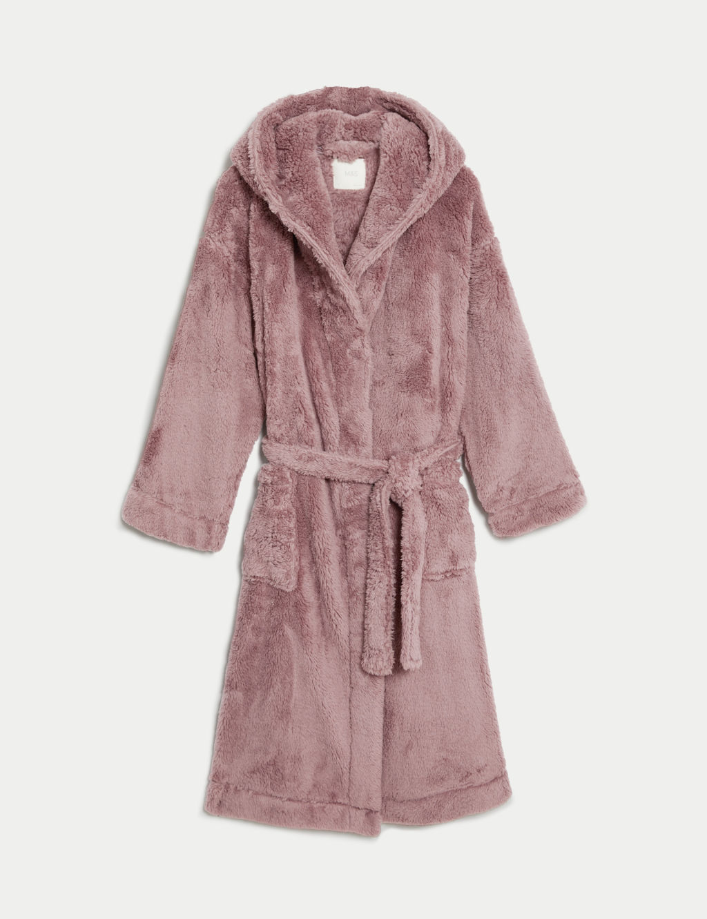 Fleece Hooded Dressing Gown 1 of 5