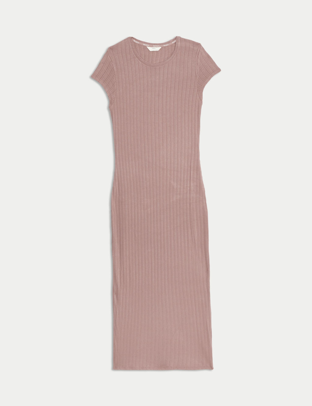 Ribbed Cap Sleeve Nightdress