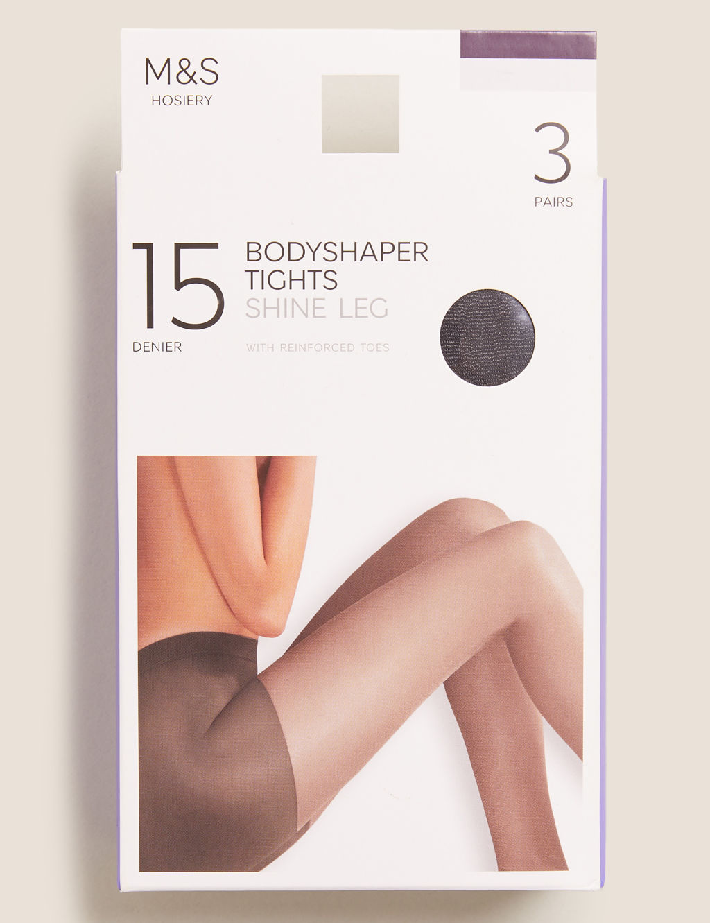 3pk 15 Denier Body Shaping Tights 3 of 4