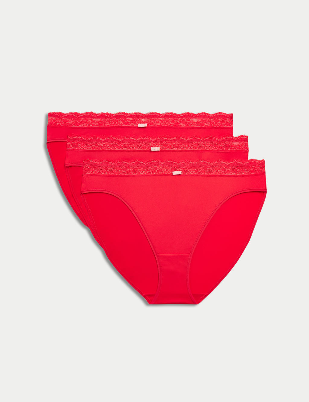 3pk High Leg Knickers