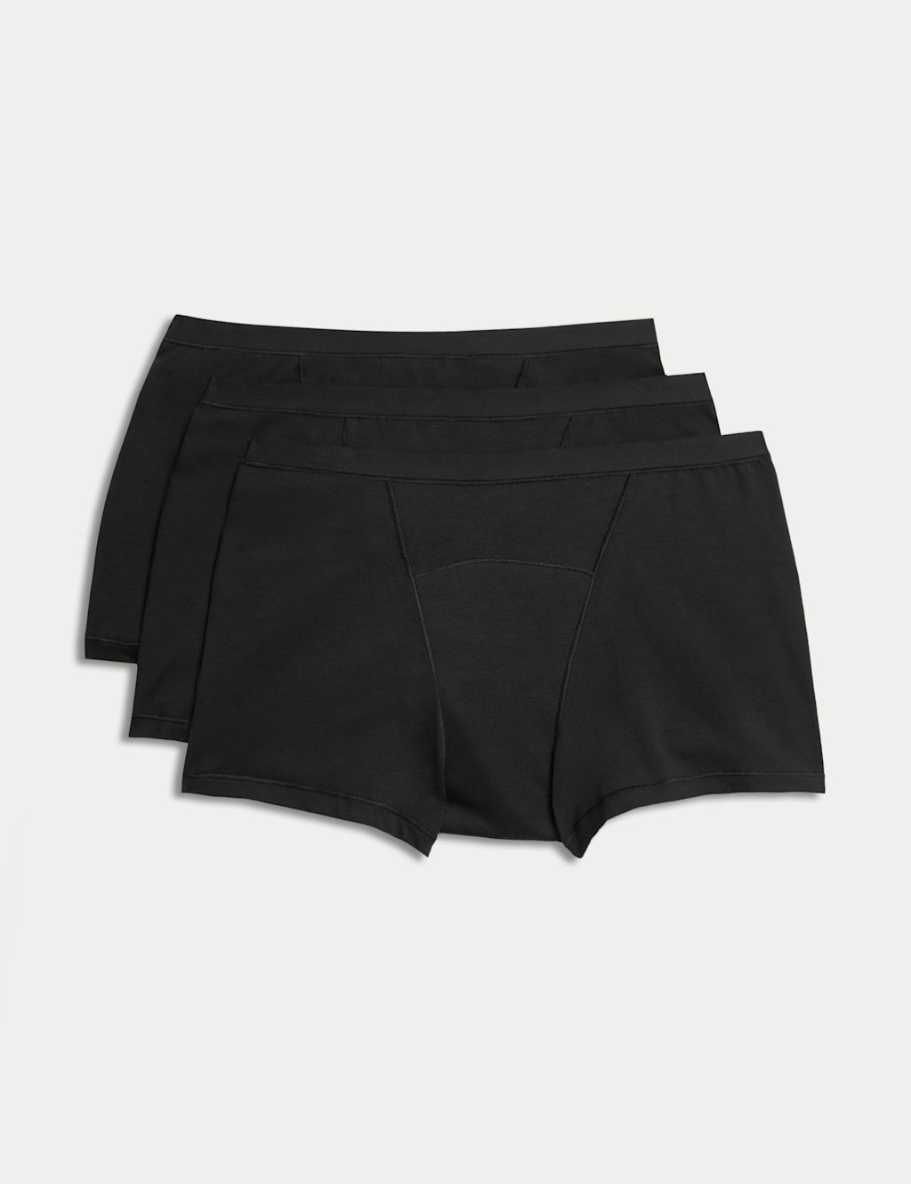 3pk Heavy Absorbency First Period Boy Shorts 3 of 5