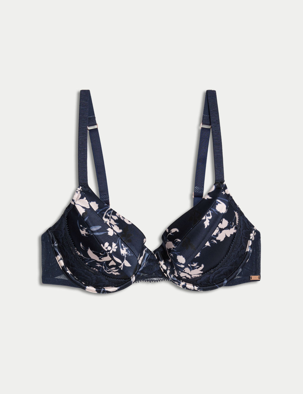 Lantana Silk & Lace Wired Full Cup Bra (A-E) 1 of 7